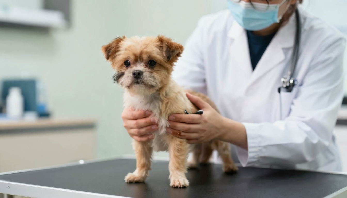 動物病院での診察
