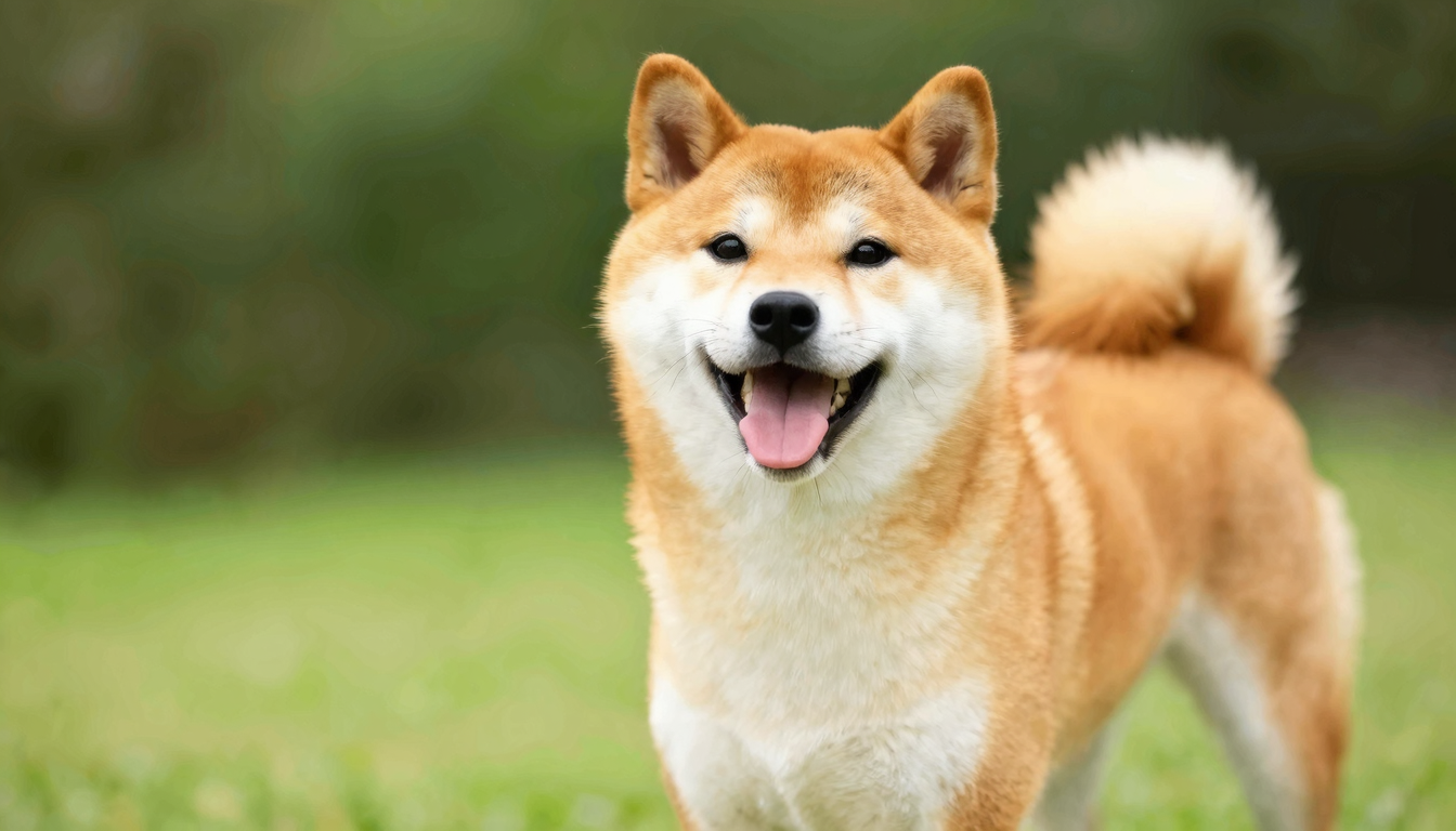 元気な柴犬